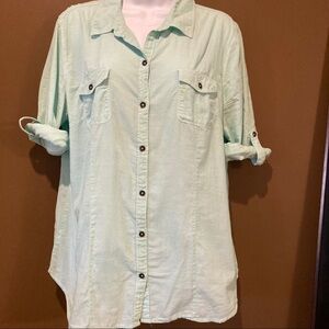 Light Blue Linen Shirt